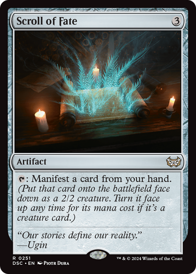 {R} Scroll of Fate [Duskmourn: House of Horror Commander][DSC 251]