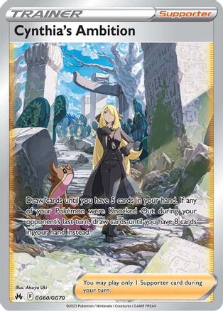 [PKM] Cynthia's Ambition (GG60/GG70) [Sword & Shield: Crown Zenith]