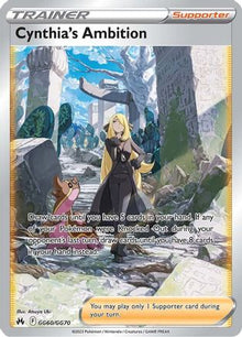 [PKM] Cynthia's Ambition (GG60/GG70) [Sword & Shield: Crown Zenith]