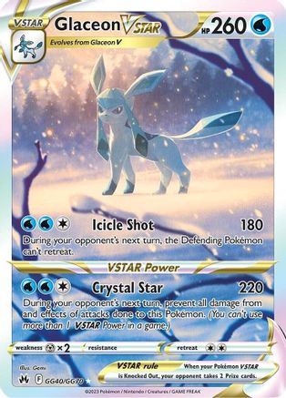 [PKM-R] Glaceon VSTAR (GG40/GG70) [Sword & Shield: Crown Zenith]