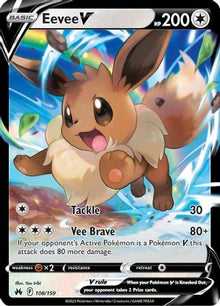 [PKM] Eevee V (108/159) [Sword & Shield: Crown Zenith]