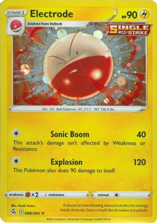 [PKM] Electrode (088/264) (Cosmos Holo) [Sword & Shield: Fusion Strike]