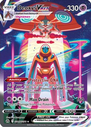 [PKM] Deoxys VMAX (GG45/GG70) [Sword & Shield: Crown Zenith]