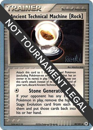 [PKM] Ancient Technical Machine (85/101) (Rocky Beach - Reed Weichler) [World Championships 2004]