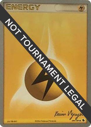 [PKM BE]Lightning Energy (109/109) (Team Rushdown - Kevin Nguyen) [World Championships 2004]