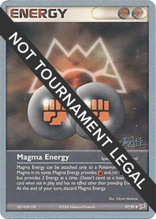 [PKM] Magma Energy (87/95) (Magma Spirit - Tsuguyoshi Yamato) [World Championships 2004]