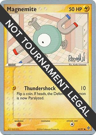 [WC PKM-C] Magnemite (63/97) (Rocky Beach - Reed Weichler) [World Championships 2004]