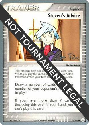 [PKM] Steven's Advice (92/101) (Blaziken Tech - Chris Fulop) [World Championships 2004]