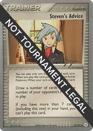 [WC TR] Steven's Advice (92/101) (Team Rushdown - Kevin Nguyen) [World Championships 2004]