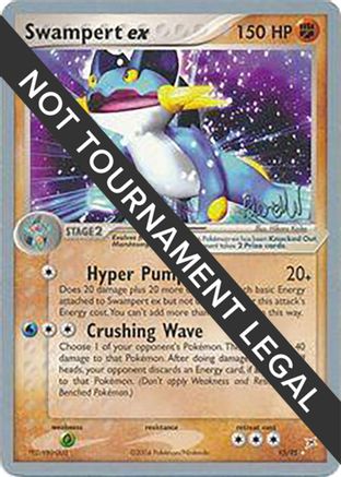[WC PKM-R] Swampert ex (95/95) (Rocky Beach - Reed Weichler) [World Championships 2004]