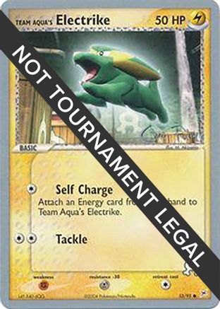[WC PKM-C] Team Aqua's Electrike (27/95) (Blaziken Tech - Chris Fulop) [World Championships 2004]