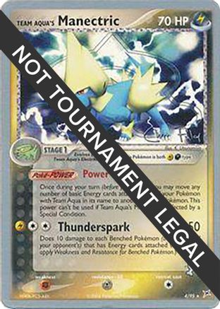 [PKM] Team Aqua's Manectric (4/95) (Blaziken Tech - Chris Fulop) [World Championships 2004]