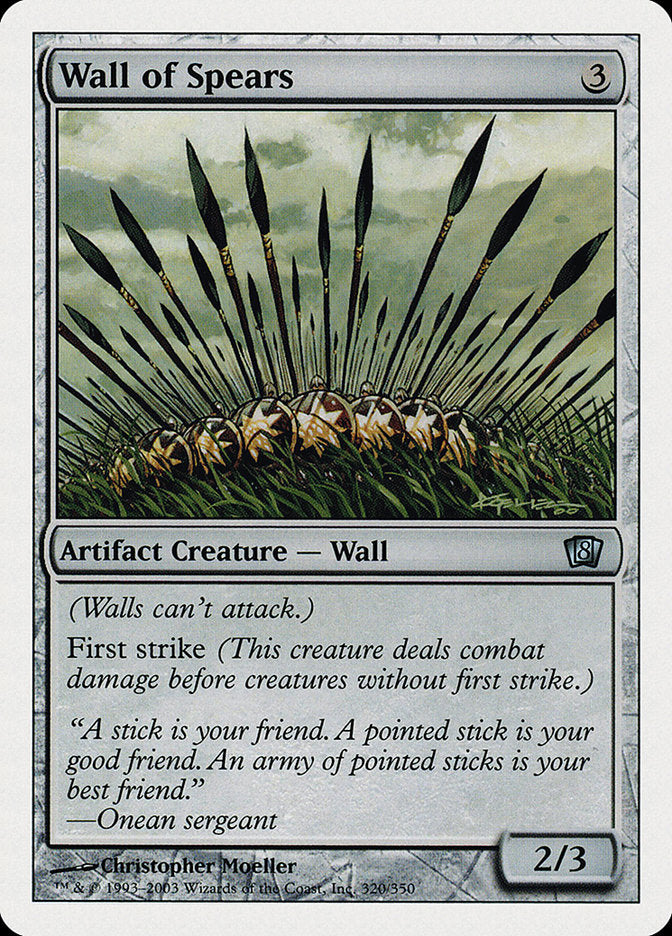 {C} Wall of Spears [Eighth Edition][8ED 320]