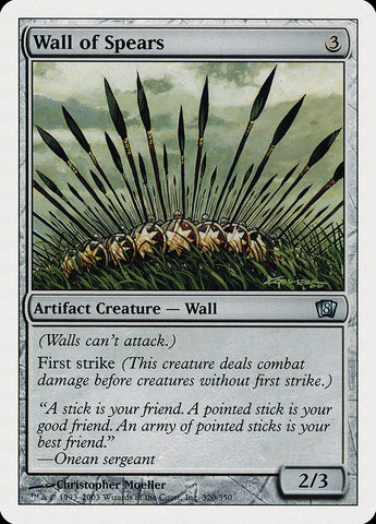{C} Wall of Spears [Eighth Edition][8ED 320]