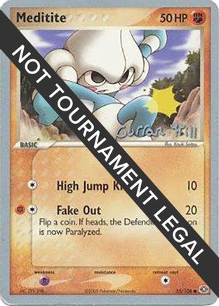 [PKM] Meditite (55/106) (Bright Aura - Curran Hill's) [World Championships 2005]