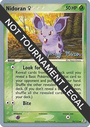 [PKM] Nidoran (70/112) (Female) (Queendom - Jeremy Maron) [World Championships 2005]