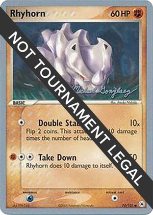 [PKM] Rhyhorn (70/101) (King of the West - Michael Gonzalez) [World Championships 2005]
