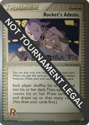 [PKM] Rocket's Admin. (86/109) (Bright Aura - Curran Hill's) [World Championships 2005]