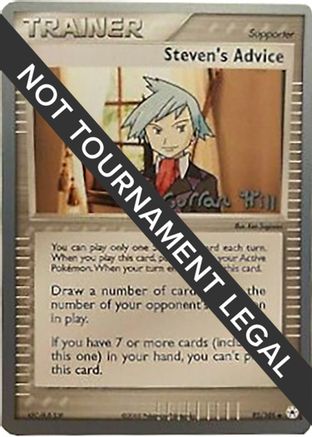 [PKM] Steven's Advice (92/101) (Bright Aura - Curran Hill's) [World Championships 2005]