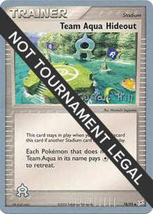 [PKM] Team Aqua Hideout (78/95) (Bright Aura - Curran Hill's) [World Championships 2005]