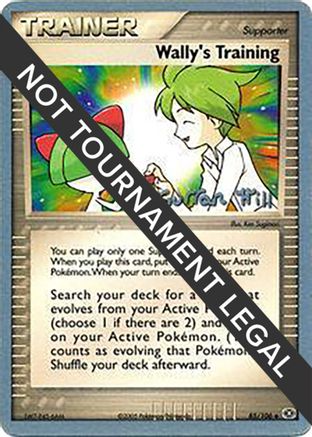 [PKM] Wally's Training (85/106) (Bright Aura - Curran Hill's) [World Championships 2005]