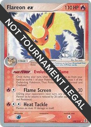 [WC PKM-R] Flareon ex (108/113) (Eeveelutions - Jimmy Ballard) [World Championships 2006]