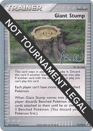 [WC TR] Giant Stump (75/92) (Eeveelutions - Jimmy Ballard) [World Championships 2006]