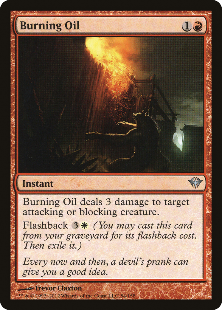 {C} Burning Oil [Dark Ascension][DKA 084]