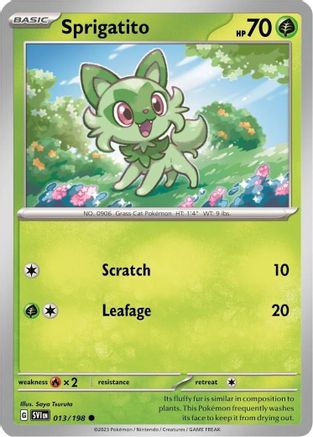 [PKM] Sprigatito (013/198) (Paldea Collection) [Scarlet & Violet: Base Set]