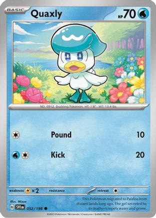 [PKM-R] Quaxly (052/198) (Paldea Collection) [Scarlet & Violet: Base Set]