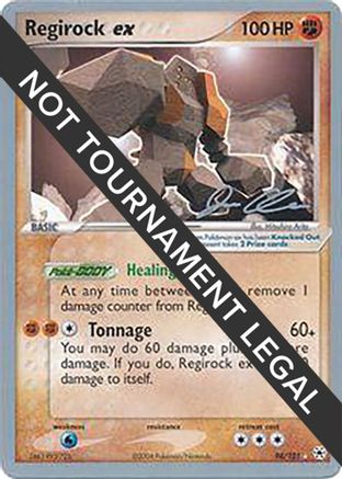 [PKM] Regirock ex (98/101) (Mewtrick - Jason Klaczynski) [World Championships 2006]