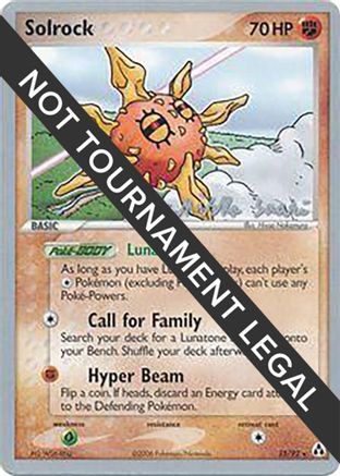 [PKM] Solrock (25/92) (Suns & Moons - Miska Saari) [World Championships 2006]