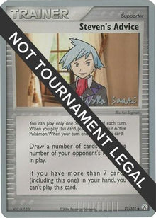 [PKM] Steven's Advice (92/101) (Suns & Moons - Miska Saari) [World Championships 2006]