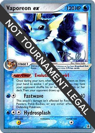 [PKM] Vaporeon ex (110/113) (Eeveelutions - Jimmy Ballard) [World Championships 2006]