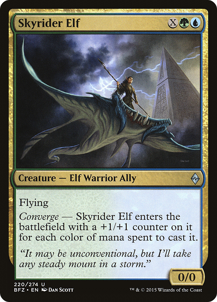 {C} Skyrider Elf [Battle for Zendikar][BFZ 220] - Misty Mountain Games