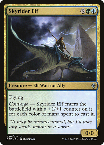 {C} Skyrider Elf [Battle for Zendikar][BFZ 220]