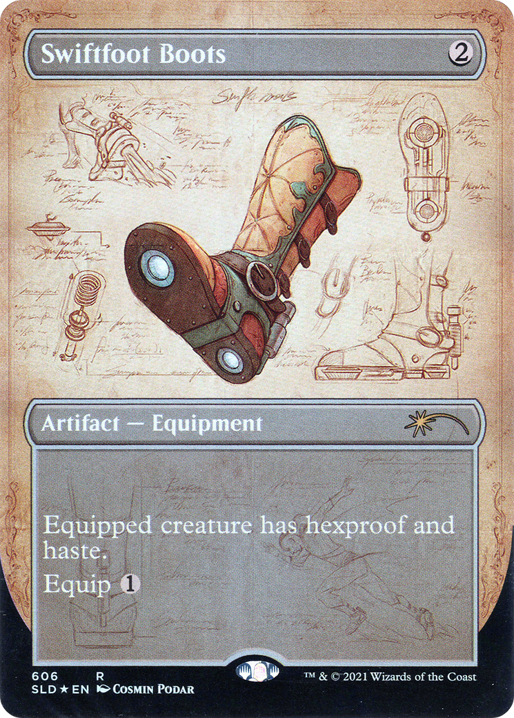 {R} Swiftfoot Boots (Blueprint) [Secret Lair Drop Promos][SLD 606]