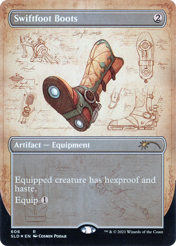{R} Swiftfoot Boots (Blueprint) [Secret Lair Drop Promos][SLD 606]