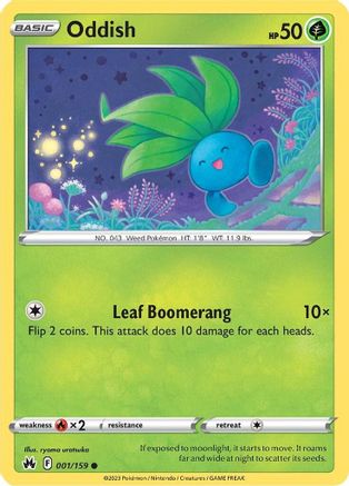 [PKM] Oddish (001/159) [Sword & Shield: Crown Zenith]