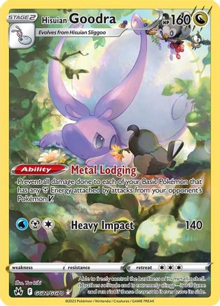 [PKM] Hisuian Goodra (GG21/GG70) [Sword & Shield: Crown Zenith]