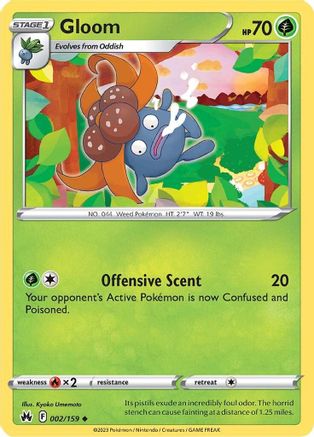 [PKM] Gloom (002/159) [Sword & Shield: Crown Zenith]