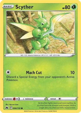 [PKM-C] Scyther (006/159) [Sword & Shield: Crown Zenith]