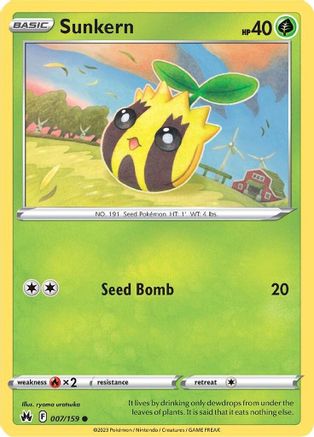 [PKM] Sunkern (007/159) [Sword & Shield: Crown Zenith]