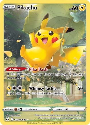 [PKM] Pikachu (GG30/GG70) [Sword & Shield: Crown Zenith]