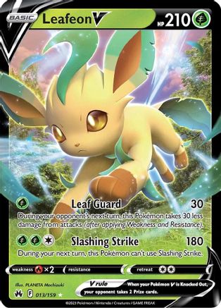 [PKM-R] Leafeon V (013/159) [Sword & Shield: Crown Zenith]