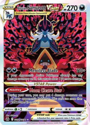[PKM] Hisuian Samurott VSTAR (GG52/GG70) [Sword & Shield: Crown Zenith]