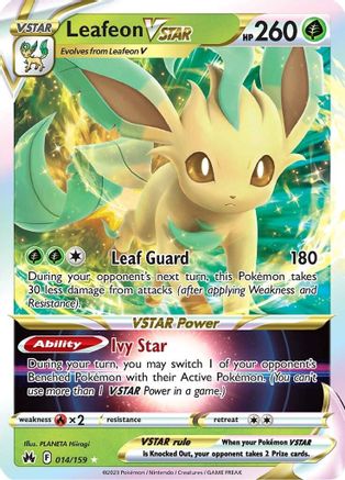 [PKM] Leafeon VSTAR (014/159) [Sword & Shield: Crown Zenith]