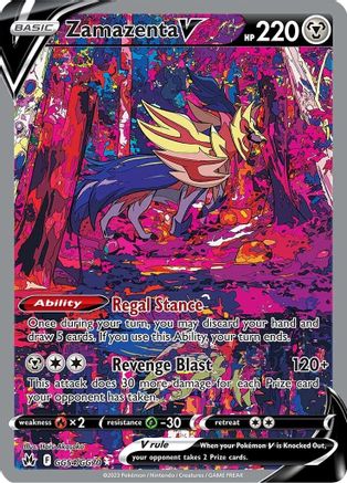[PKM-R] Zamazenta V (GG54/GG70) [Sword & Shield: Crown Zenith]