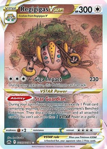 [PKM] Regigigas VSTAR (GG55/GG70) [Sword & Shield: Crown Zenith]