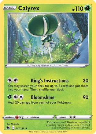 [PKM-R] Calyrex (017/159) [Sword & Shield: Crown Zenith]